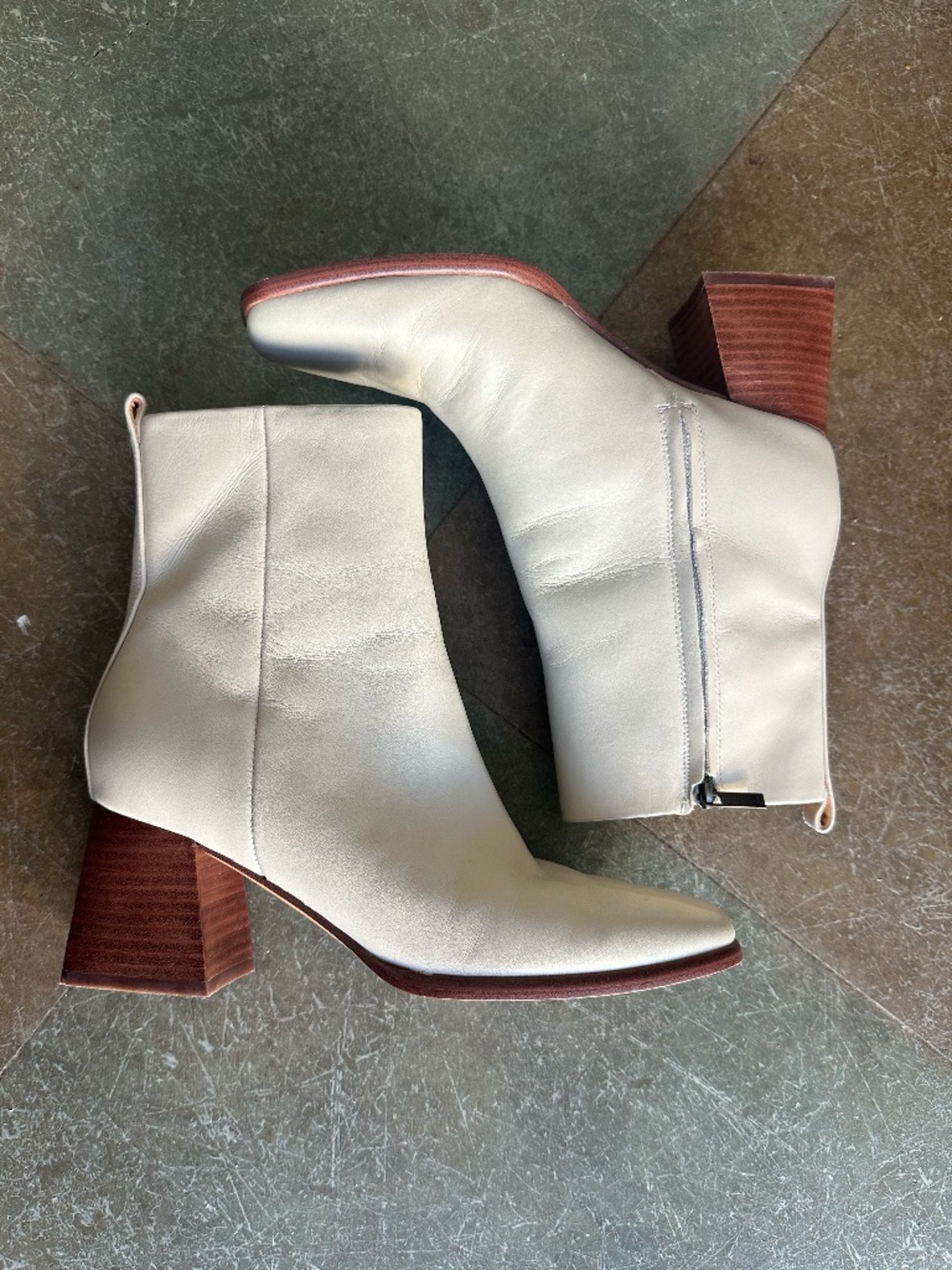 Marc Fisher Cream Booties